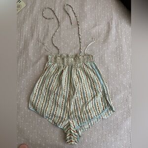 (Sold) Urban Outfitters Out From Under Strawberry Cottage Romper